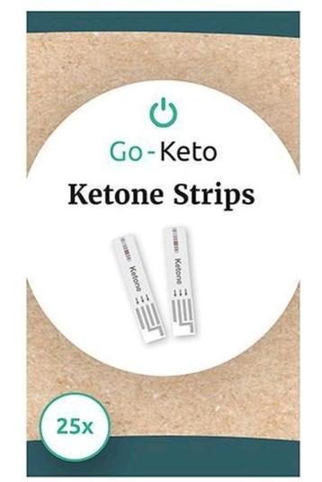 Go-Keto | Ketone Test Strips | 1 x 25 Strips | Ketose dieet  beschikbaar voor biedingen