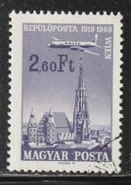 Hongarije 1968 - Ilyushin boven Wenen, Verzenden, Gestempeld