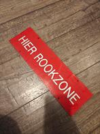 Rookzone bordje, Ophalen of Verzenden, Nieuw, Plaatje