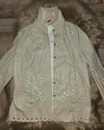 Nappa leren blouse maat m, Kleding | Dames, Verzenden, Nieuw, Zwart