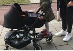 Zeer complete Bugaboo Bee 2 met meerijdplank+cocon+wiegje, Ophalen, Gebruikt, Bugaboo, Verstelbare duwstang