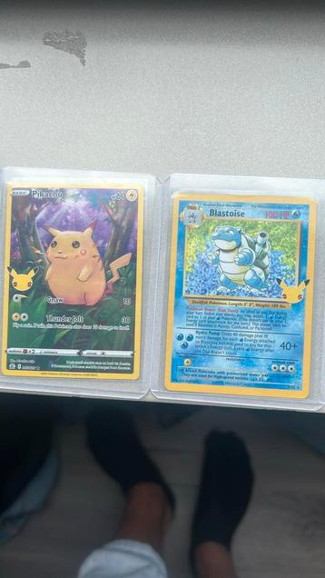 Celebrations pokemon blastoise& pikachu beschikbaar voor biedingen
