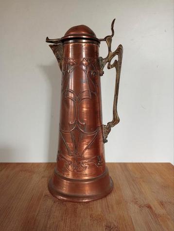 Jugendstil Koperen Kan beschikbaar voor biedingen