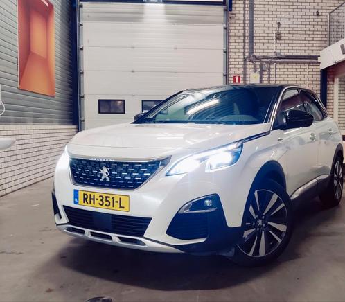 Peugeot 3008 GT line 130pk S&S 2017 parelmoer Wit, Auto's, Peugeot, Particulier, 360° camera, Achteruitrijcamera, Adaptieve lichten