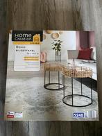 Set van 2 NIEUWE bijzettafeltjes, 45 tot 60 cm, Minder dan 55 cm, Rond, Nieuw