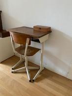 Oude Schooltafel met stoel, Ophalen, Gebruikt, Stoel(en)