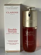 Clarins Double Serum 50 ml, Ophalen of Verzenden, Zo goed als nieuw, Gehele gezicht, Verzorging