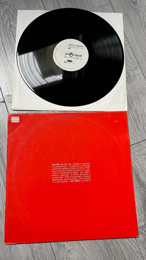 Figures in Distortion Morbid Records 33 mob 01 IDM Electro, Cd's en Dvd's, Vinyl | Dance en House, Zo goed als nieuw, Ophalen of Verzenden