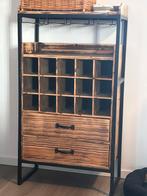 Industriele wijnkast, Huis en Inrichting, Woonaccessoires | Wijnrekken, Ophalen, Minder dan 50 cm