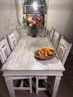 Landelijke eethoek, Huis en Inrichting, Ophalen, Gebruikt, Eikenhout, 50 tot 100 cm