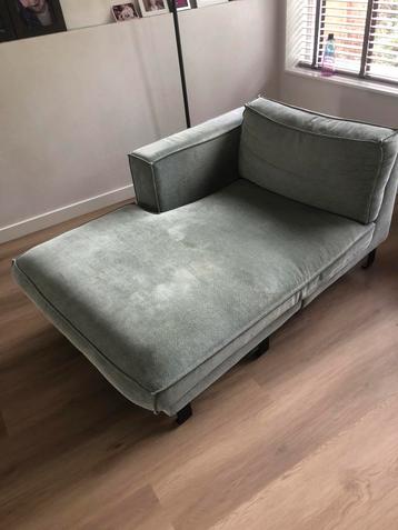 Olijfgroene chaise lounge