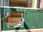 hardhout type staldeur, Doe-het-zelf en Verbouw, Ophalen, Gebruikt, 80 tot 100 cm, Buitendeur
