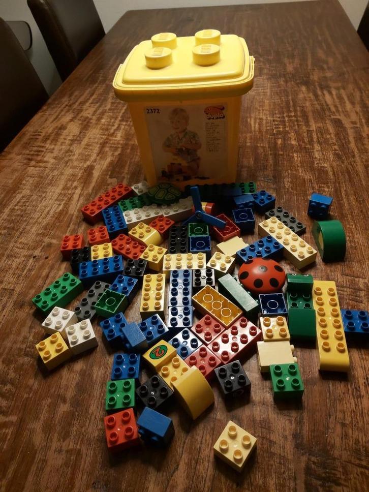 Duplo - emmertje vol, Kinderen en Baby's, Speelgoed | Duplo en Lego, Gebruikt, Duplo, Losse stenen, Ophalen of Verzenden