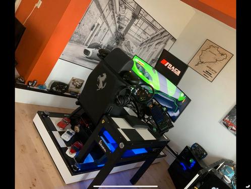 Overcomplete race rig. Evt met gaming PC, Spelcomputers en Games, Games | Pc, Zo goed als nieuw, Racen en Vliegen, 1 speler, Eén computer
