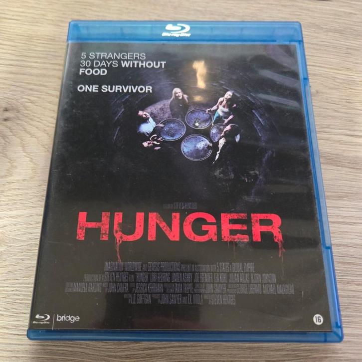 Hunger (Blu-ray, NLO), Cd's en Dvd's, Blu-ray, Zo goed als nieuw, Ophalen of Verzenden