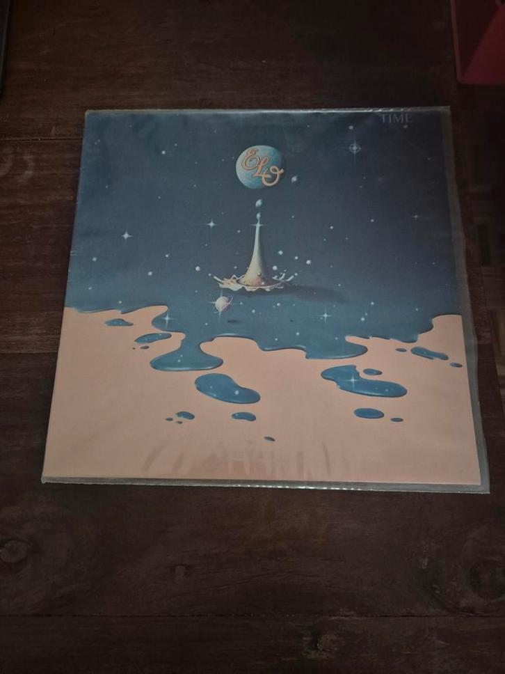 LP ELO Time plus tourbook, Cd's en Dvd's, Vinyl | Pop, Gebruikt, 1960 tot 1980, 12 inch, Ophalen of Verzenden