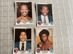 4 panini stickers boksen Sport Superstars, Ophalen of Verzenden, Gebruikt, Meerdere stickers