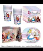 Alice in wonderland verjaardag set, Ophalen, Nieuw, Versiering, Verjaardag
