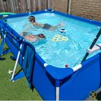 Opzetzwembad met trap en noppenfolie, Tuin en Terras, Ophalen, Gebruikt, 200 tot 300 cm, 80 tot 120 cm