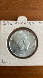 1/2 dollar usa 1964, Ophalen of Verzenden, Losse munt, Noord-Amerika