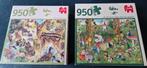 2 Rien Poortvliet Puzzels - Jumbo 950 Stukjes, Ophalen, 500 t/m 1500 stukjes, Zo goed als nieuw, Legpuzzel