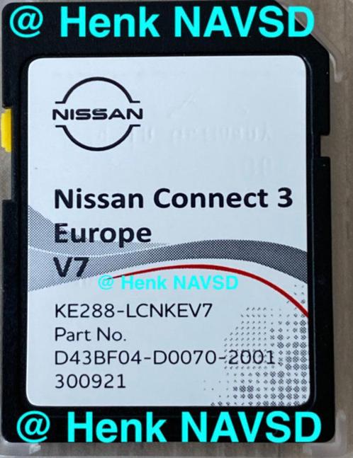 ✅ Nissan Connect 3 SD Kaart V7 Navigatie Update 2022-2023, Computers en Software, Navigatiesoftware, Nieuw, Update, Heel Europa