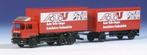 Herpa 142632 MAN truck F90 met aanhanger, Ophalen of Verzenden, Gebruikt, Bus of Vrachtwagen, Herpa