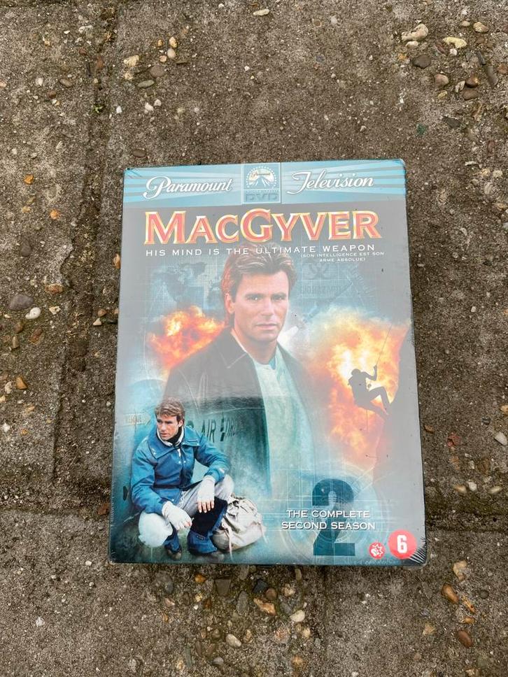 MacGyver Seizoen 2 DVD Boxset - Nieuw!, Cd's en Dvd's, Dvd's | Tv en Series, Nieuw in verpakking, Actie en Avontuur, Boxset, Vanaf 12 jaar