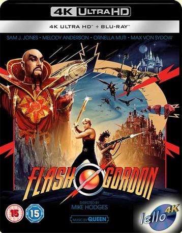 Blu-ray 4K: Flash Gordon (1980 Sam J Jones Melody Anderson)U beschikbaar voor biedingen