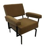 Vintage Pastoe FM07 Cees Braakman fauteuil Japanse Serie, Huis en Inrichting, Gebruikt, Vintage, 75 tot 100 cm, Metaal