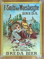 Poster bierbrouwerij De Drie Hoefijzers Breda, Ophalen, Zo goed als nieuw