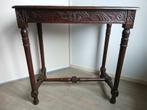 antieke eiken wandtafel, bijzettafel, sidetable, Ophalen