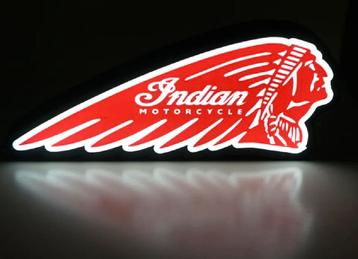 Indian motorcycle logo lamp beschikbaar voor biedingen