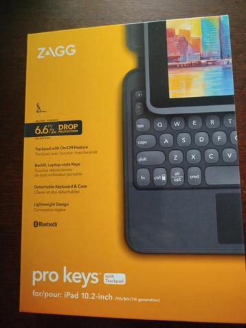 ZAGG Pro Keys iPad 10.2" Toetsenbord met Trackpad beschikbaar voor biedingen