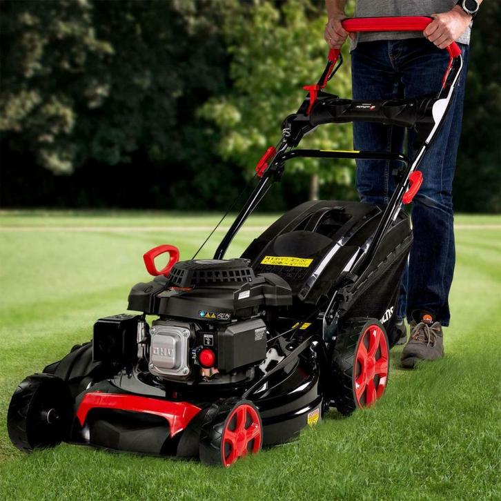 Motorgrasmaaier 5in1-Functie 53 cm Maaibreedte Zelf Rijdend, Tuin en Terras, Grasmaaiers, Nieuw, 50 cm of meer, Cirkelmaaier, Ophalen of Verzenden