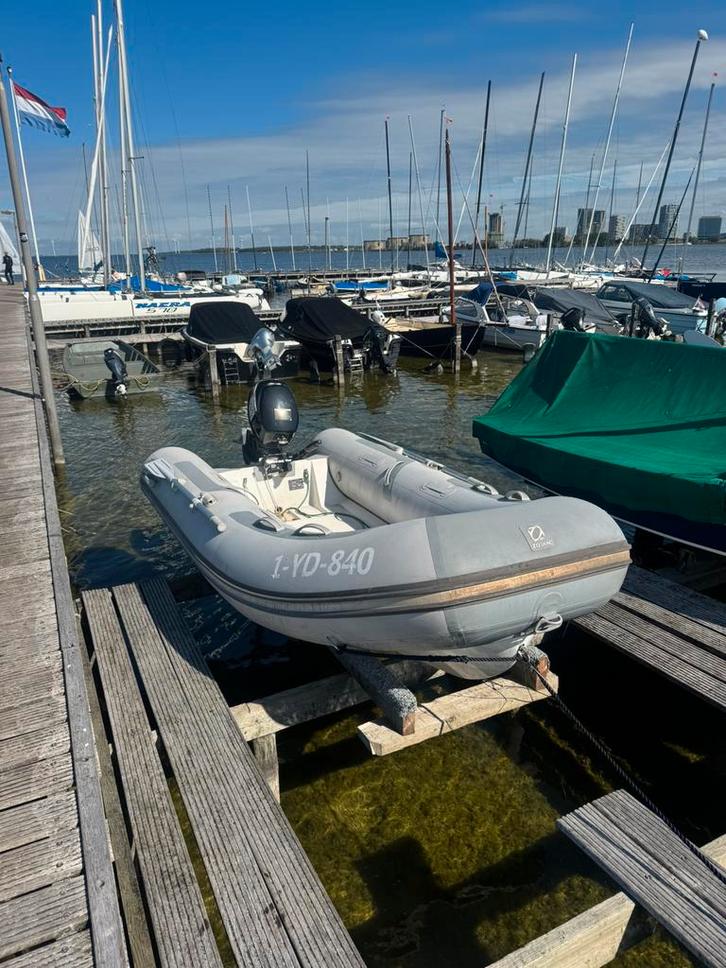 Zodiac kadet 340 met Polyester bodem 2018, Watersport en Boten, Rubberboten, Gebruikt, Zodiac, Overige materialen, Minder dan 70 pk