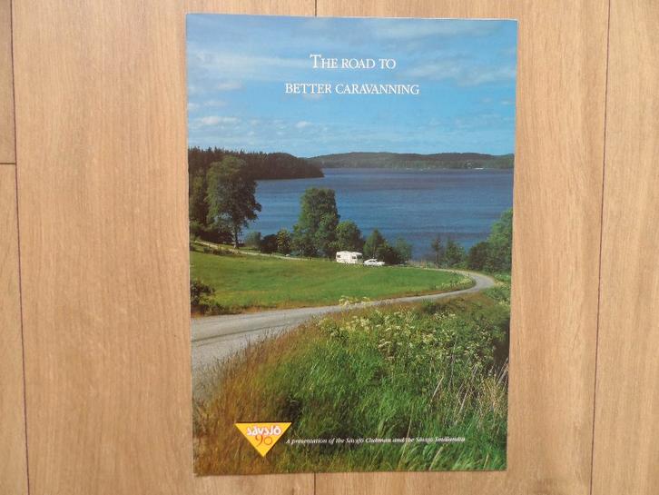 Folder Sävsjö caravan 1990, Boeken, Catalogussen en Folders, Zo goed als nieuw, Ophalen of Verzenden