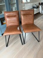 2 eetkamerstoelen van Goossens, Huis en Inrichting, Ophalen, Zo goed als nieuw, Leer