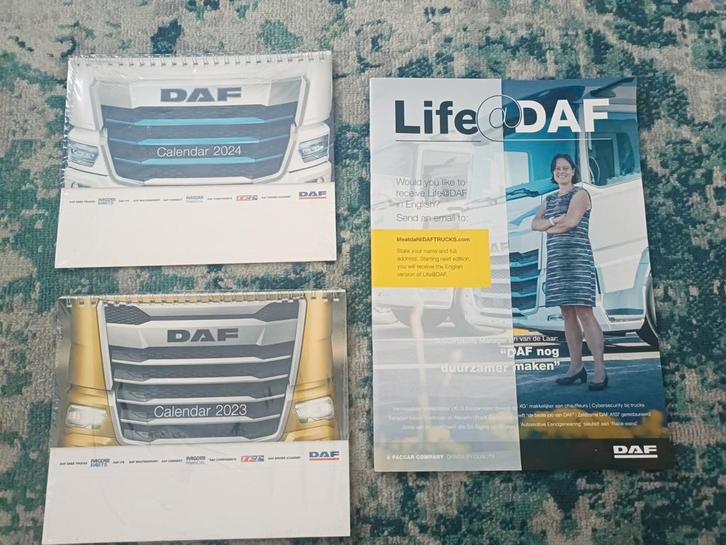 Nieuw Daf Trucks Kalenders 2023/2024 + Magazine, Diversen, Kalenders, Nieuw, Maandkalender, Ophalen of Verzenden