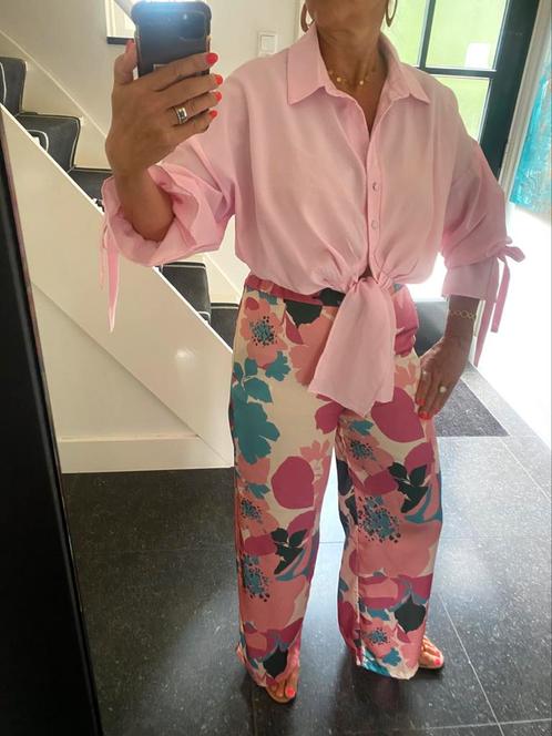 Terra di Siena, super leuke/mooie zomerbroek, wijde pijp, SM, Kleding | Dames, Broeken en Pantalons, Nieuw, Maat 38/40 (M), Overige kleuren