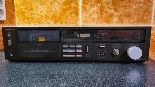 Nette Vintage Technics Stereo Cassettedeck RS- M216 black., Audio, Tv en Foto, Cassettedecks, Enkel, Overige merken, Auto-reverse