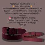 Riem uitverkoop, Ophalen, 3 tot 5 cm, Tailleriem, Rood