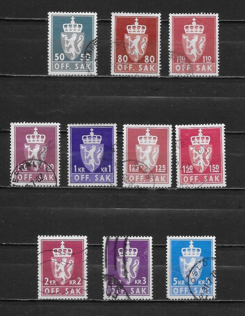 Noorwegen 1974, Postzegels en Munten, Postzegels | Europa | Scandinavië, Verzenden, Noorwegen, Gestempeld