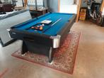 Blauw poolbiljart pool biljart, Sport en Fitness, Biljarten en Poolen, Ophalen, Zo goed als nieuw, Pooltafel