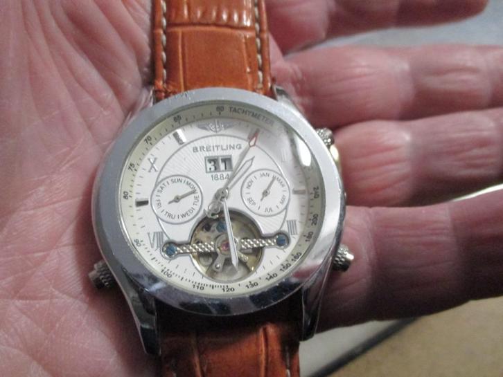 VINTAGE BREITLING AUTOMAAT 100% (MIST DE KROON)100MTR ATM., Sieraden, Tassen en Uiterlijk, Horloges | Antiek, Polshorloge, Breitling