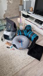 Set katten benodigdheden grint, tunnel, meer..., Dieren en Toebehoren, Katten-accessoires, Ophalen of Verzenden, Zo goed als nieuw