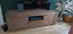 TV kast van Acacia hout, Ophalen, 150 tot 200 cm, Zo goed als nieuw, Minder dan 100 cm