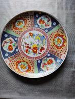 groot chinees bord rond 26 cm met bloemen vogels, Antiek en Kunst, Ophalen of Verzenden