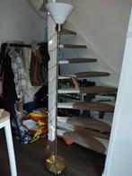 Ikea staande lamp, goud, Huis en Inrichting, Lampen | Vloerlampen, Ophalen, Gebruikt, Glas, 150 tot 200 cm