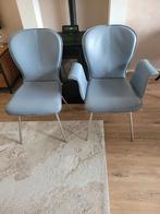 2 leuke blauwe Bert Plantagie Blake stoelen, Huis en Inrichting, Ophalen, Twee, Blauw, Zo goed als nieuw
